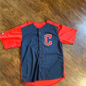 Men’s Cleveland Guardians jersey, size medium, Stitches brand